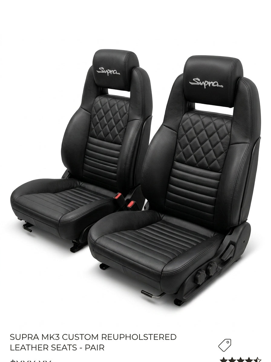 Supra MK2 Sports Seat Covers