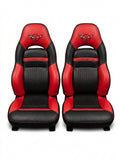 Corvette C5 Sports Seat Covers (Red & Black)