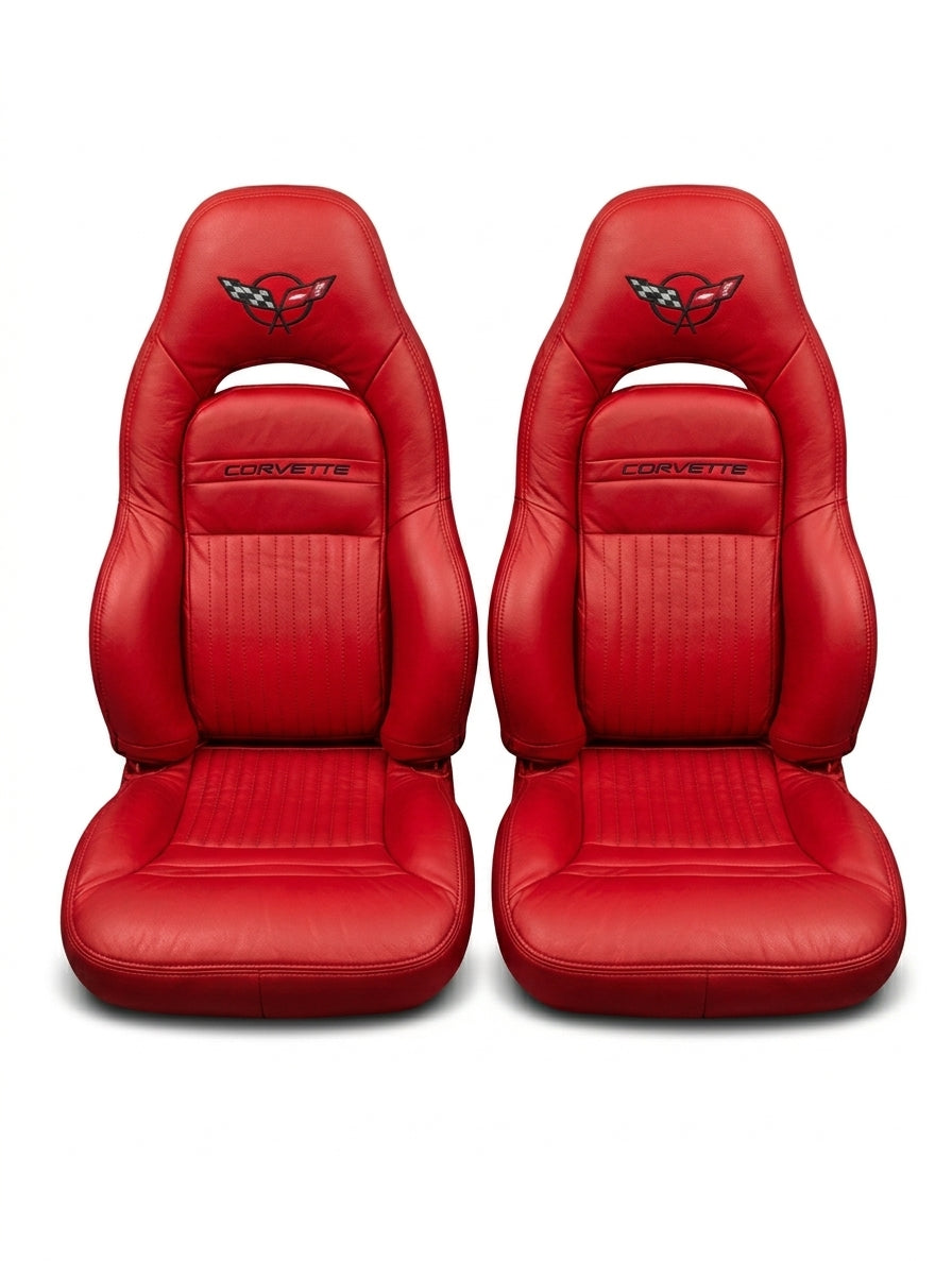 Corvette C5 Sports Seat Covers (Red)