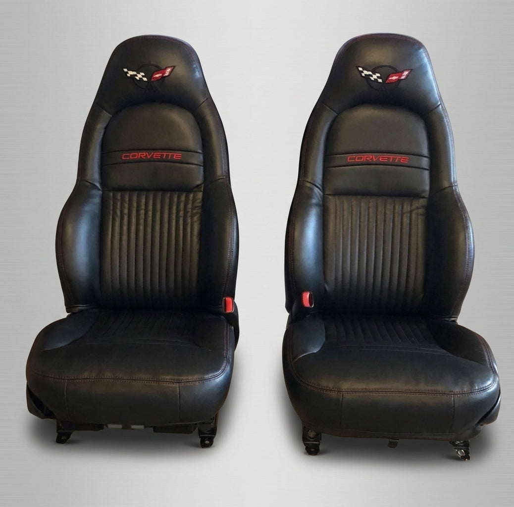 Corvette C5 Standard Seat Covers (Black)
